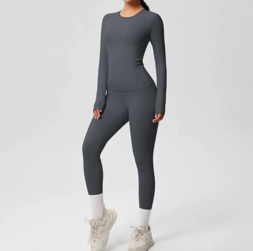 Flow Long-Sleeve Fitness Suit
