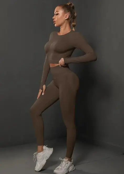 Motion Long Sleeve Yoga Suit