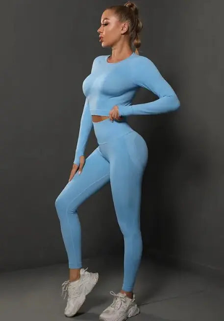 Motion Long Sleeve Yoga Suit