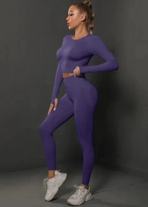 Motion Long Sleeve Yoga Suit