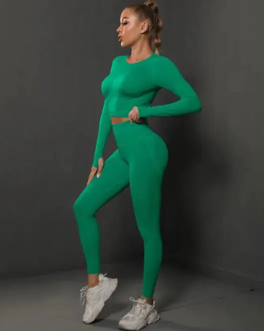 Motion Long Sleeve Yoga Suit