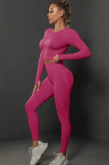 Motion Long Sleeve Yoga Suit