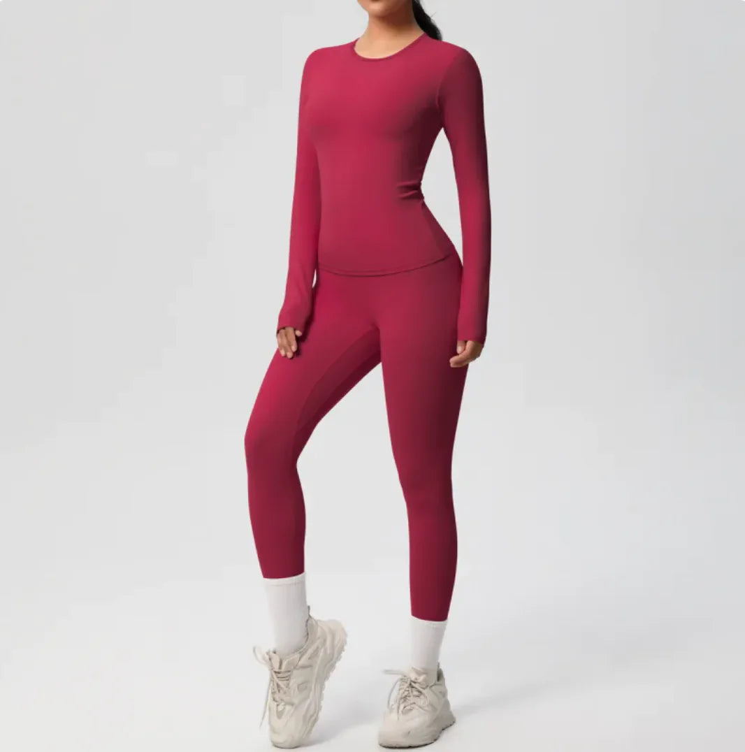 Flow Long-Sleeve Fitness Suit