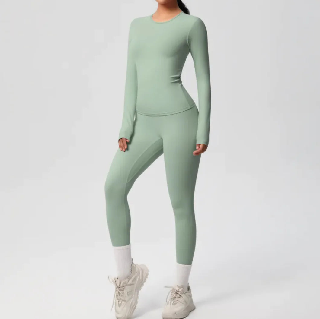 Flow Long-Sleeve Fitness Suit