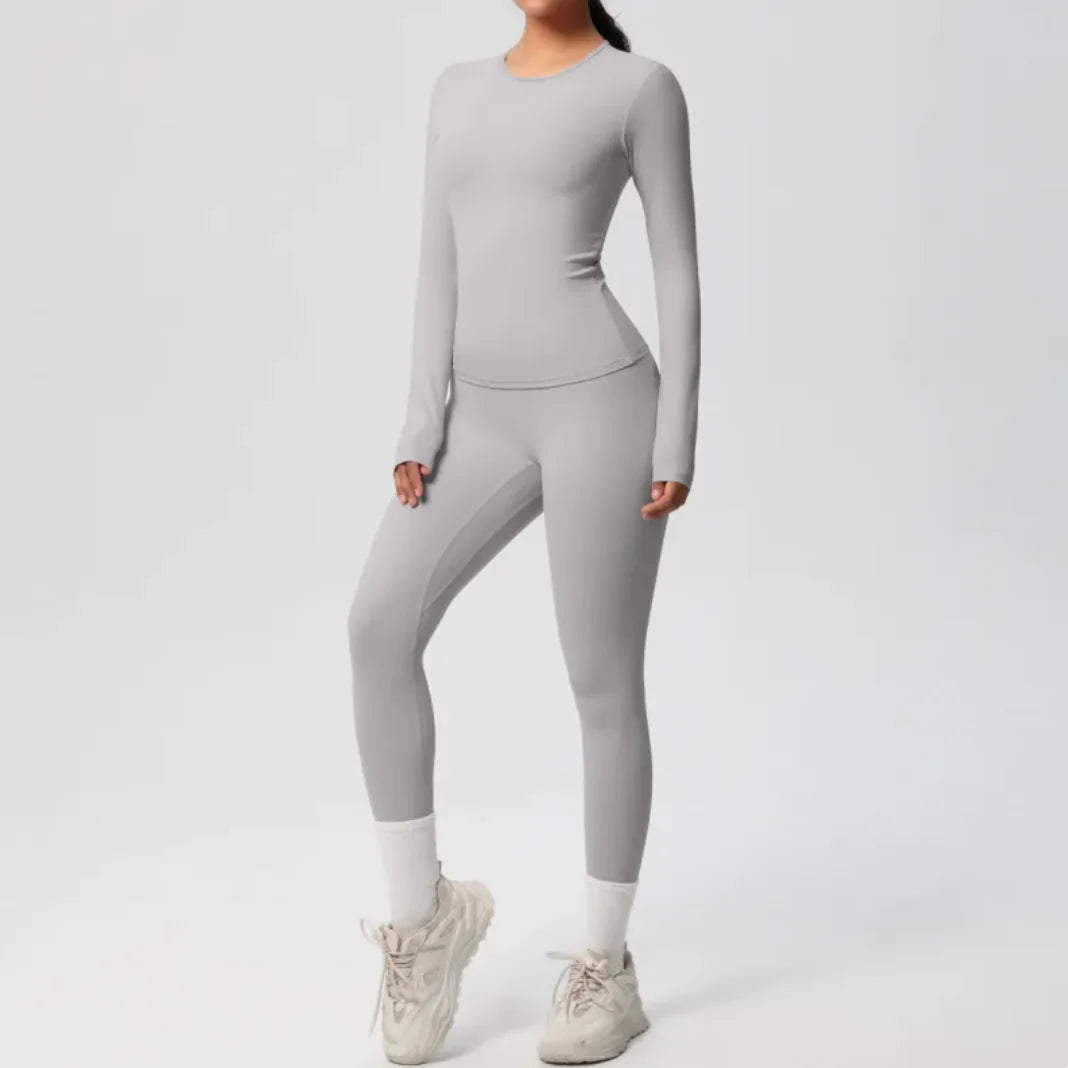 Flow Long-Sleeve Fitness Suit