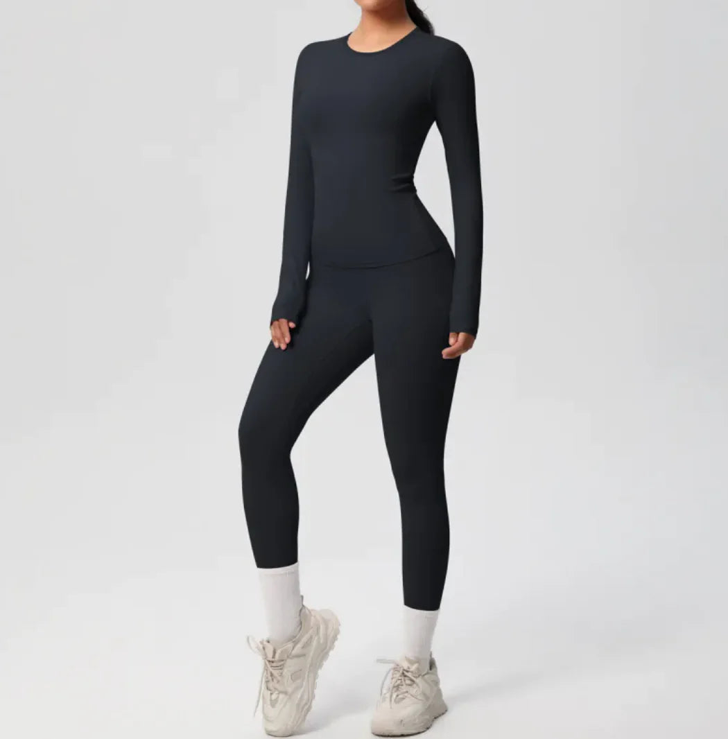 Flow Long-Sleeve Fitness Suit