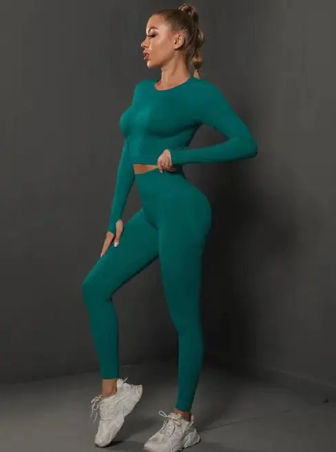 Motion Long Sleeve Yoga Suit
