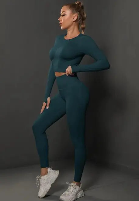 Motion Long Sleeve Yoga Suit