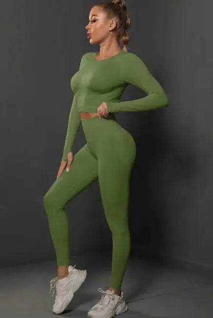 Motion Long Sleeve Yoga Suit