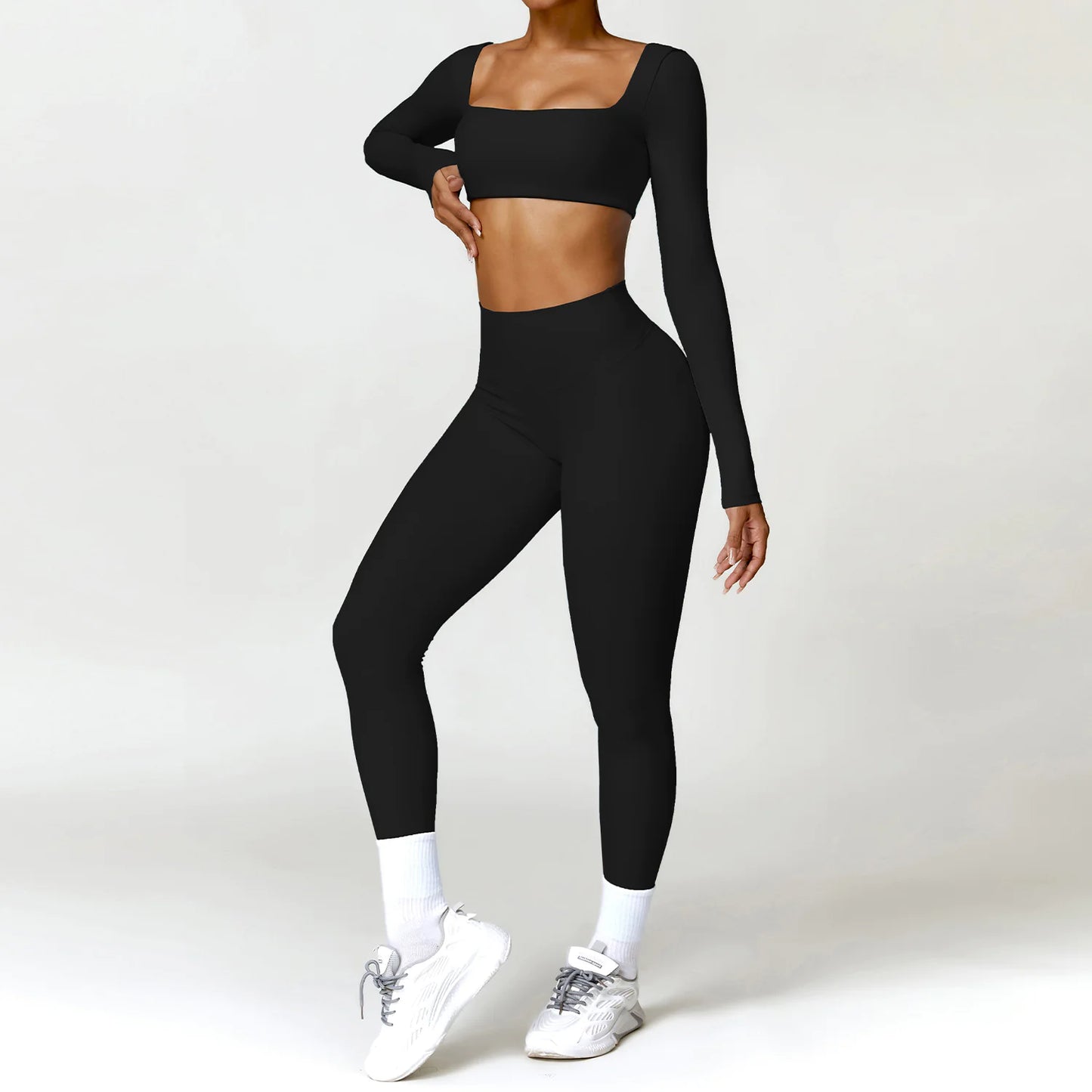 Long Sleeve Flex Yoga Suit