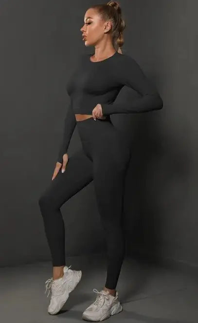 Motion Long Sleeve Yoga Suit
