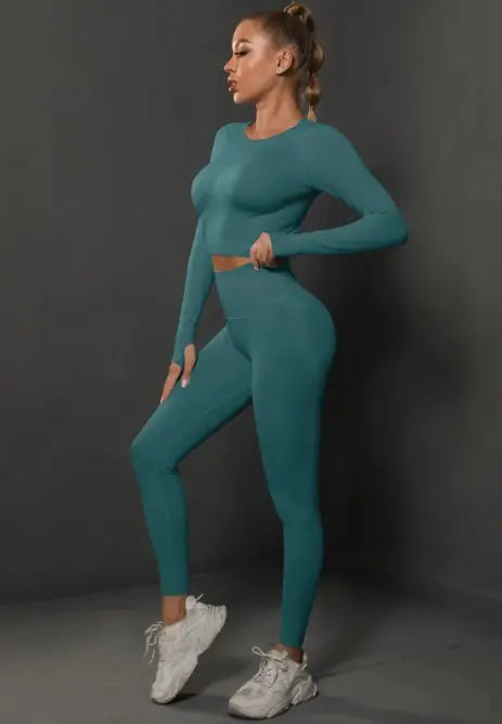 Motion Long Sleeve Yoga Suit
