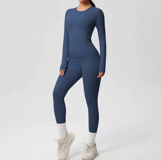 Flow Long-Sleeve Fitness Suit